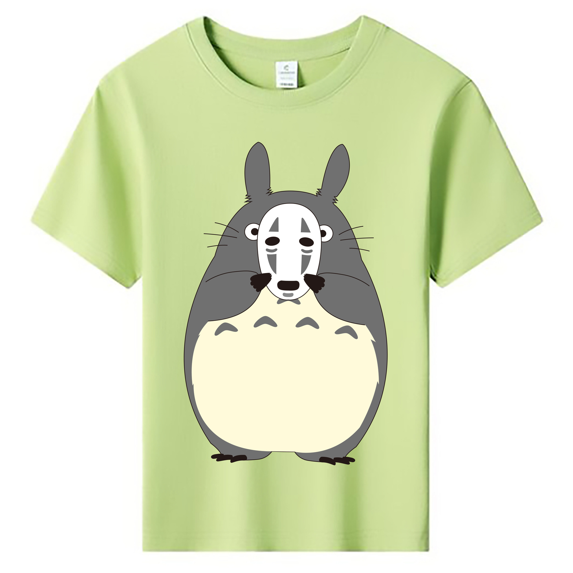 （画像用） となりのトトロ 草壁メイ 草壁サツキ My Neighbor Totoro Satsuki Kusakabe Mei Kusakabe 綿100％キッズTシャツ（フロントプリント）
